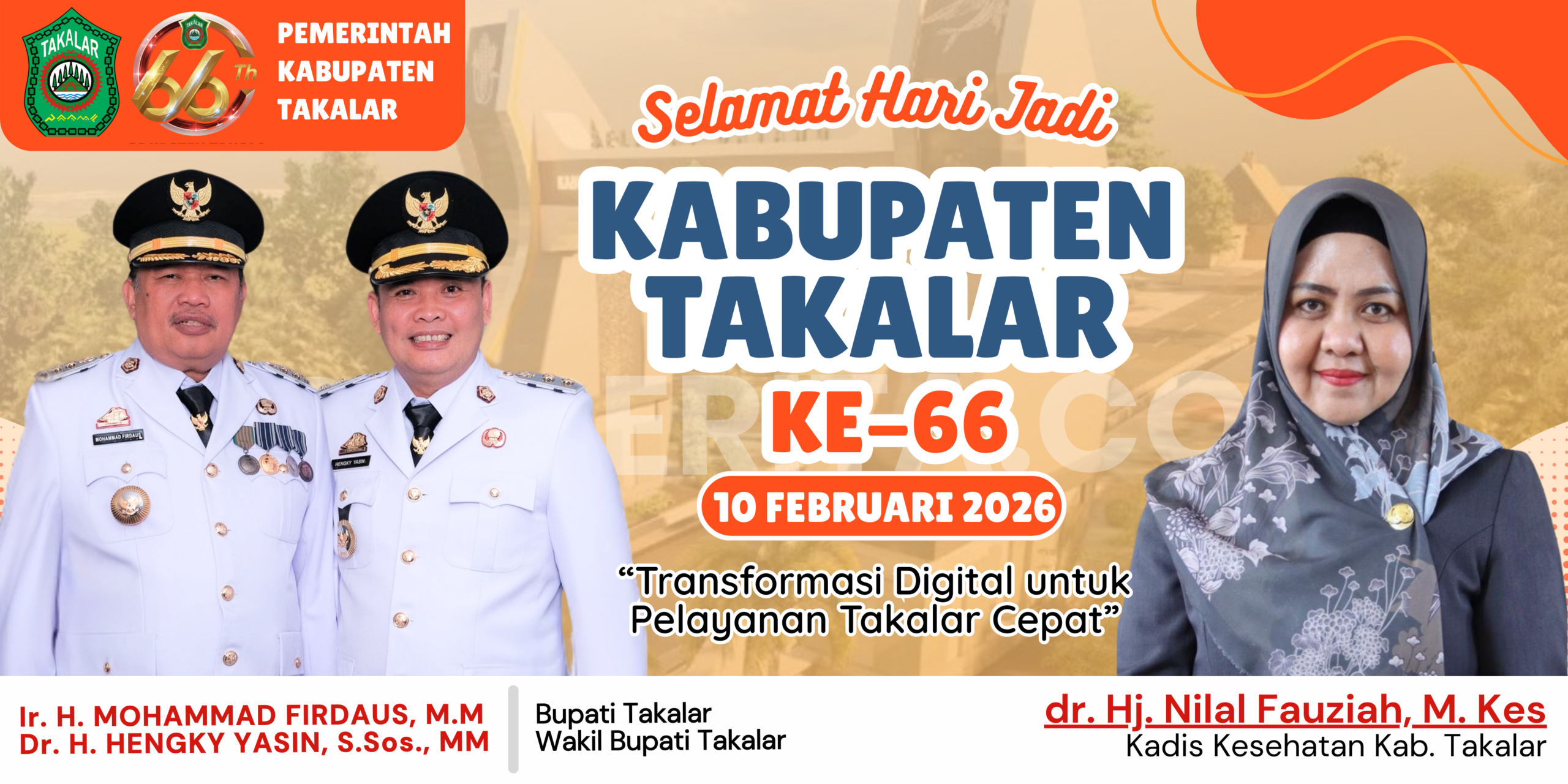 Selamat Hari Jadi Takalar Ke-66